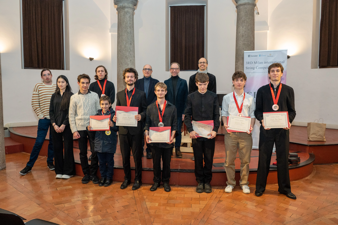 Winners for the cello category